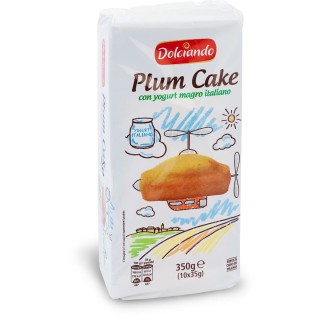 PLUM CAKE CON YOGURT MAGRO, 10 PZ