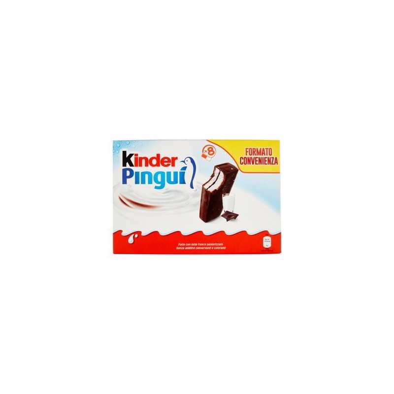 KINDER PINGUÌ CHOCOLAT 8 PIÈCES
