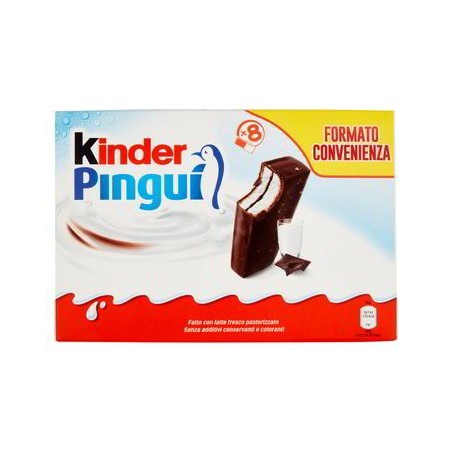 KINDER PINGUÌ CHOCOLAT 8 PIÈCES