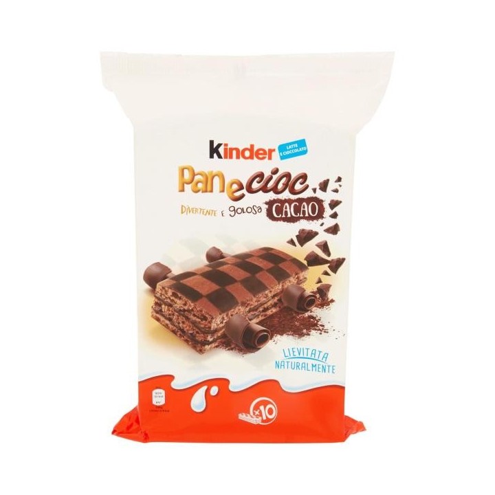 KINDER PANECIOC CACAO MERENDINE 10PZ