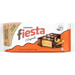 KINDER FIESTA CONFEZIONE DA 10 MERENDINE FERRERO
