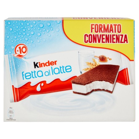 KINDER FETTA AL LATTE 10 PIÈCES