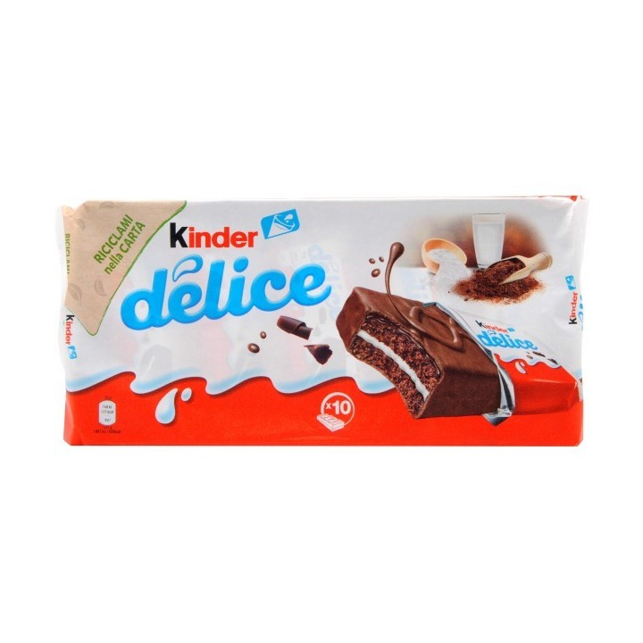 KINDER DELICE CONFEZIONE DA 10 MERENDINE FERRERO