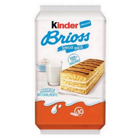 KINDER BRIOSS PAQUET DE 10 GÂTEAUX FERRERO