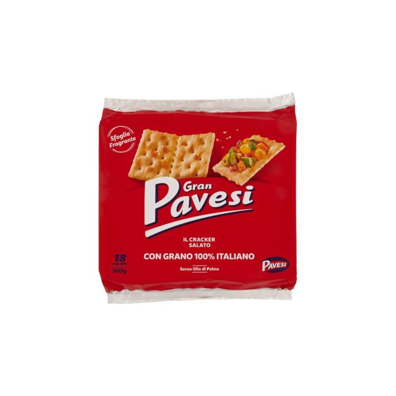 Gran Pavesi crackers salés 560 G