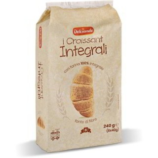 CROISSANT 100% FARINA INTEGRALE 6 PZ