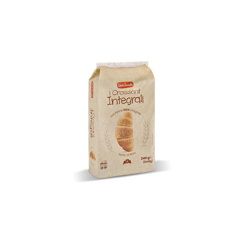 CROISSANTS 100 % FARINE COMPLÈTE 6 PIÈCES