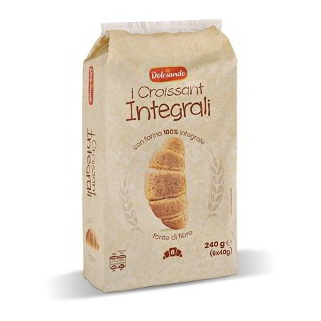 CROISSANTS 100 % FARINE COMPLÈTE 6 PIÈCES