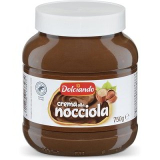 CREMA ALLA NOCCIOLA SPALMABILE DOLCIANDO 750 GR