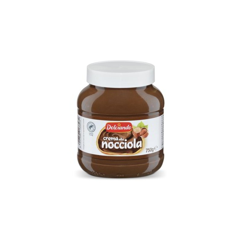 CRÈME À TARTINER AUX NOISETTES DOLCIANDO 750 GR