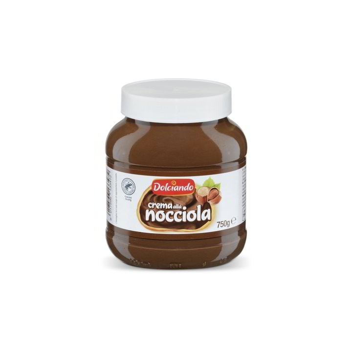 CREMA ALLA NOCCIOLA SPALMABILE DOLCIANDO 750 GR