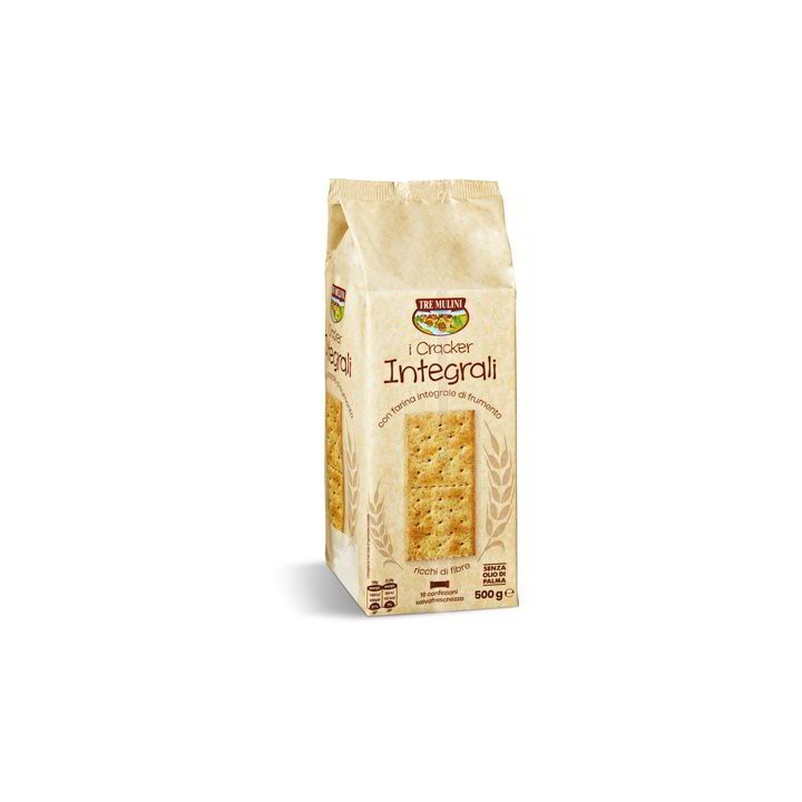 CRACKER INTEGRALI TRE MULINI 500 GR