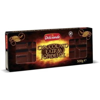 CIOCCOLATO EXTRA FONDENTE 500GR