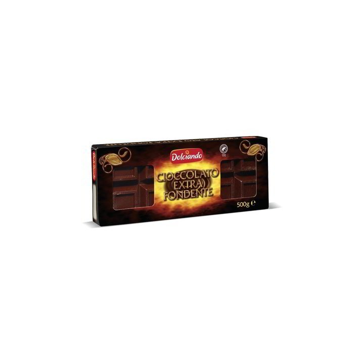 CIOCCOLATO EXTRA FONDENTE 500GR