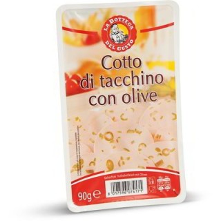 COTTO DI TACCHINO CON OLIVE 90 GR