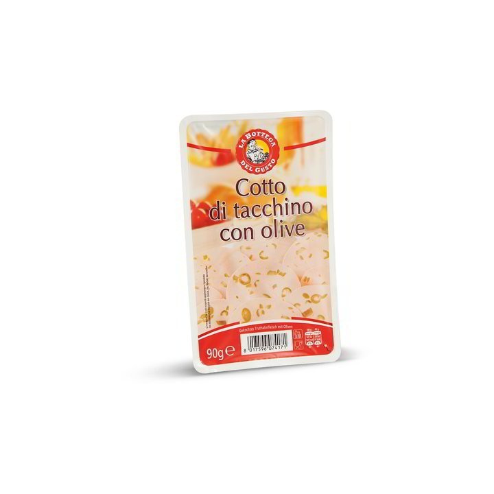 COTTO DI TACCHINO CON OLIVE 90 GR
