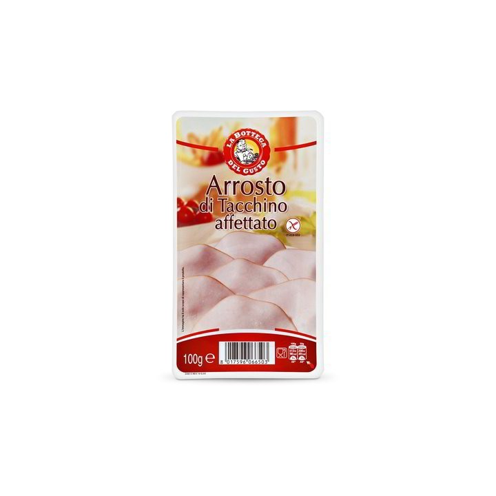 ARROSTO DI TACCHINO AFFETTATO 100 GR