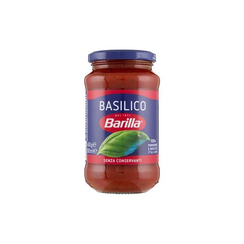 SAUCE TOMATE AU BASILIC 400 G BARILLA