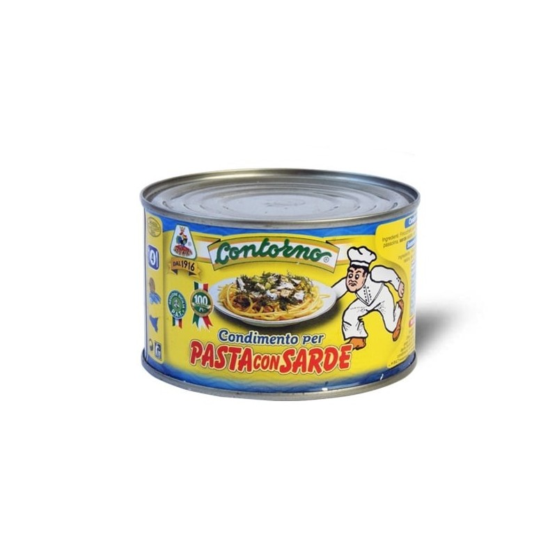 SAUCE POUR PÂTES AUX SARDINES CONTORNO 410 G