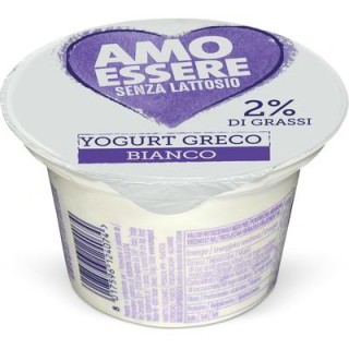 Yogurt greco bianco senza lattosio 150 gr