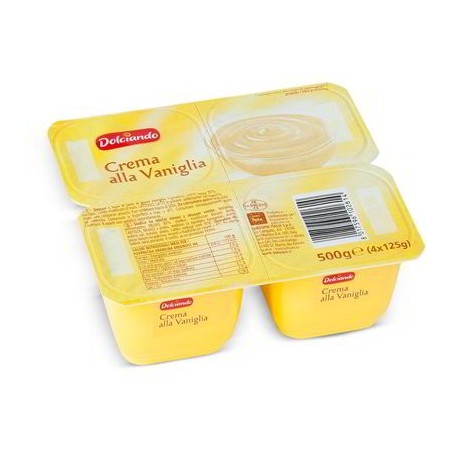 YAOURT DESSERT CRÈME VANILLE 4 X 125 GR