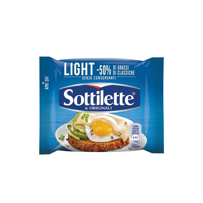 TRANCHES DE FROMAGE LIGHT 200 GR