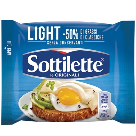 TRANCHES DE FROMAGE LIGHT 200 GR