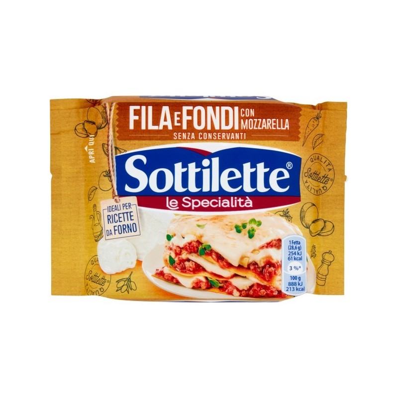 TRANCHES DE FROMAGE FILA&FONDI 200 GR
