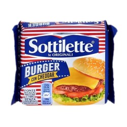 TRANCHES DE FROMAGE POUR BURGER 185 GR