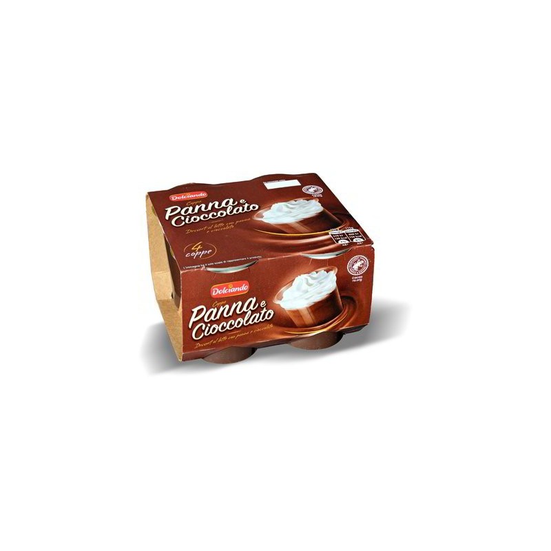DESSERT COUPE CRÈME ET CHOCOLAT 4 X 115 GR