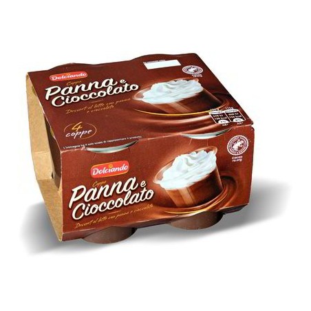 DESSERT COUPE CRÈME ET CHOCOLAT 4 X 115 GR
