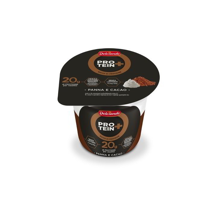 Coppa panna e cacao proteica 200 gr