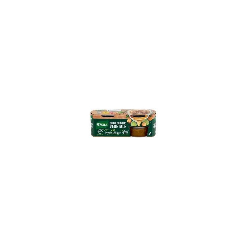 KNORR CŒUR DE BOUILLON VÉGÉTAL 4 X 28 GR