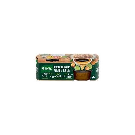 KNORR CŒUR DE BOUILLON VÉGÉTAL 4 X 28 GR