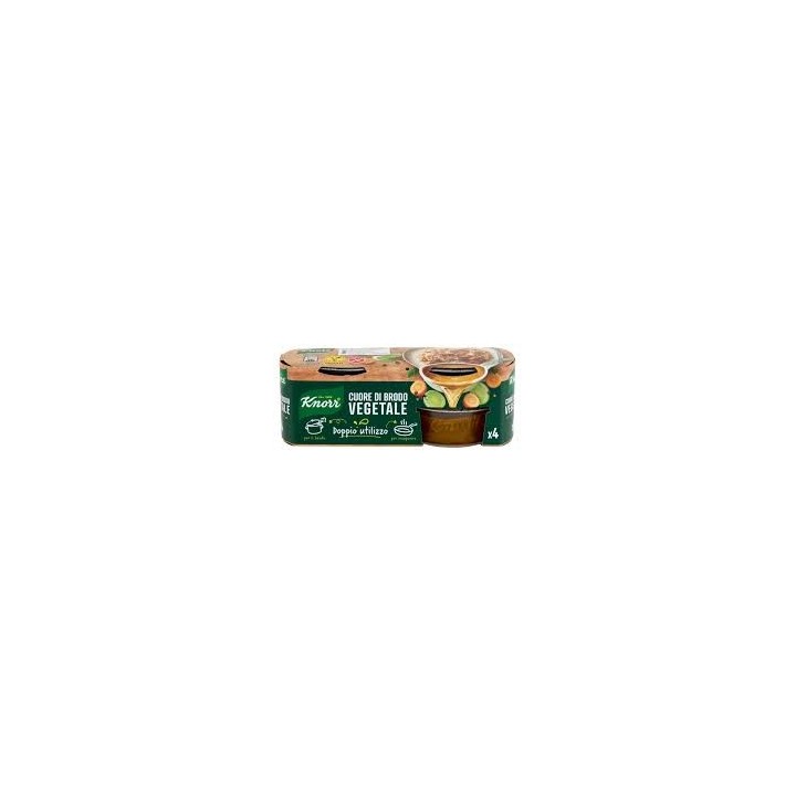 Knorr Cuore di Brodo Vegetale 4 x 28 gr