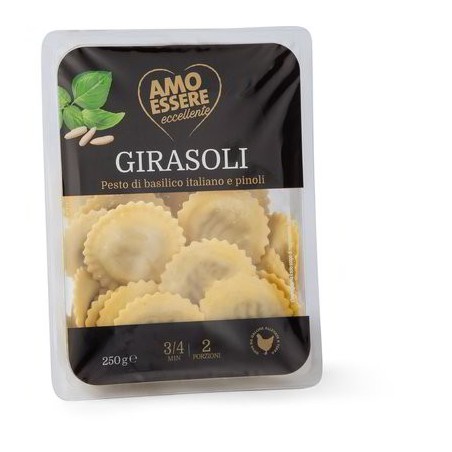 PÂTES FRAÎCHES GIRASOLI BASILIC ET PIGNONS 250 GR