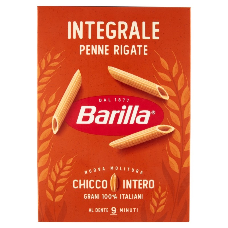 BARILLA PENNE RIGATE COMPLÈTES 500 GR