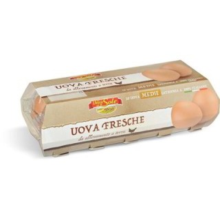 Uova fresche medie 10 pezzi