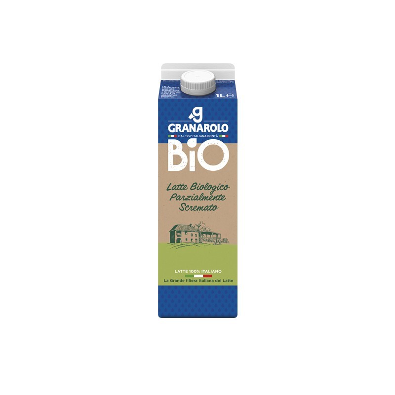 GRANAROLO LAIT DEMI-ÉCRÉMÉ BIO 1 L