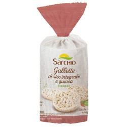 SARCHIO GALETTES DE RIZ ET QUINOA BIO SANS GLUTEN 100 GR