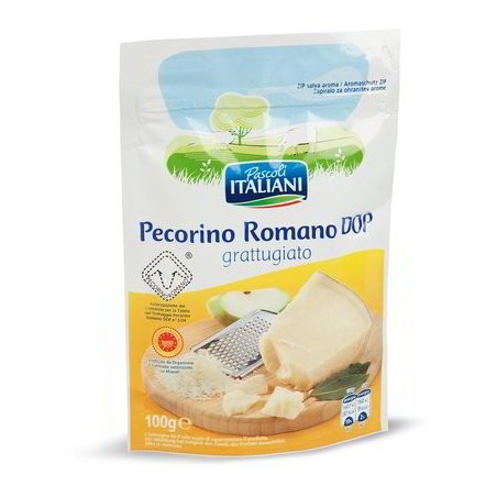 PECORINO ROMANO DOP RÂPÉ 100 GR