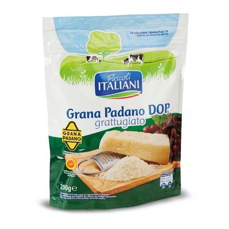 GRANA PADANO DOP RÂPÉ 200 GR