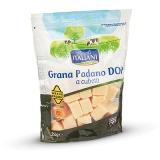 GRANA PADANO DOP A CUBETTI 350 gr
