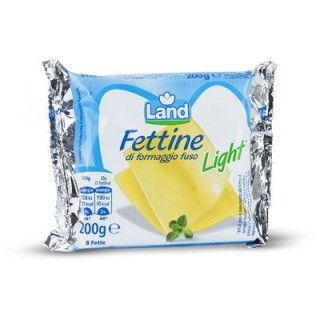 Fettine di formaggio fuso light 200gr