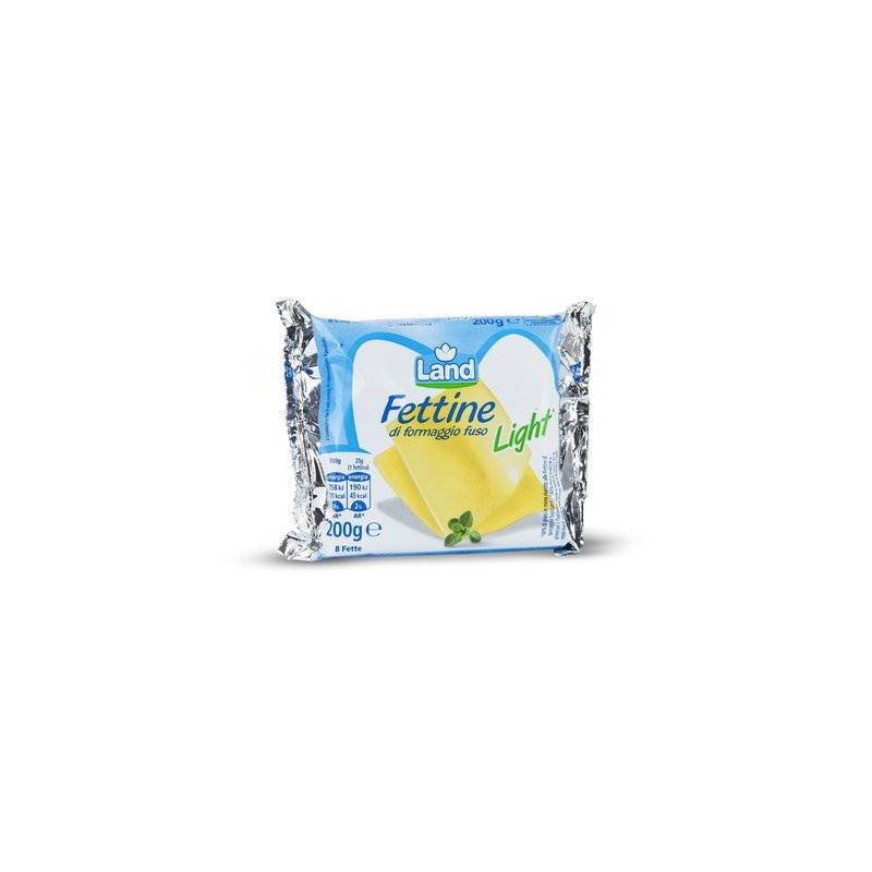 TRANCHES DE FROMAGE FONDU LIGHT 200 GR