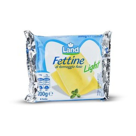 TRANCHES DE FROMAGE FONDU LIGHT 200 GR