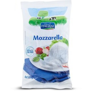 Bustone di mozzarelle 4 pezzi 4x125gr