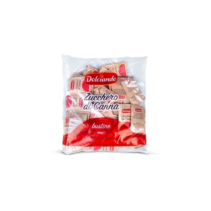 ZUCCHERO DI CANNA IN BUSTINE 500 GR
