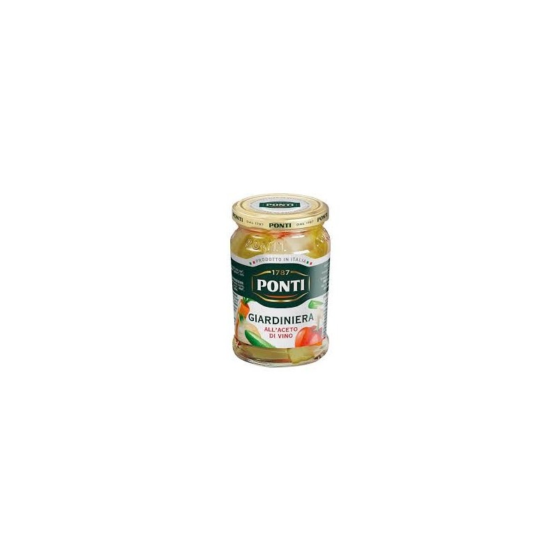 PONTI GIARDINIERA AU VINAIGRE DE VIN 290 GR