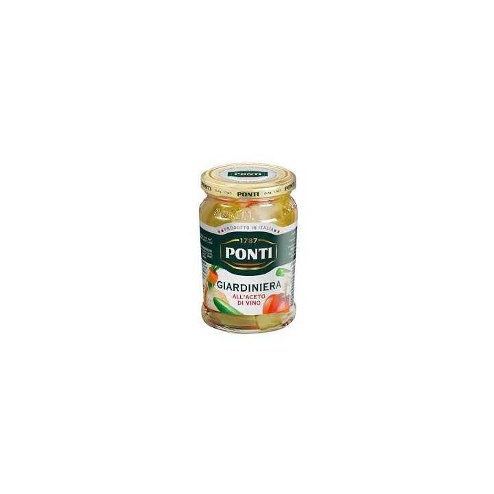 Ponti Giardiniera all'Aceto di Vino 290 gr